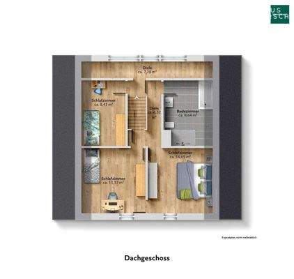 Grundriss Dachgeschoss