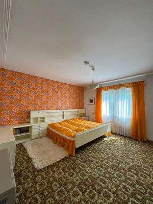 Das Schlafzimmer im DG