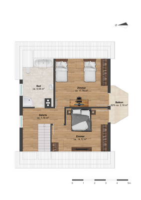 Grundriss Obergeschoss