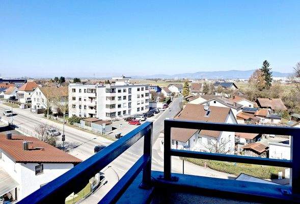 Weitblick vom Balkon