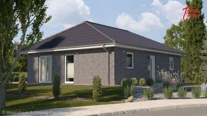 Ansicht Eingang Verblendfassade