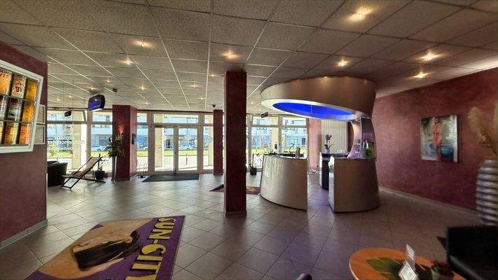 Sonnenstudio Eingangsbereich