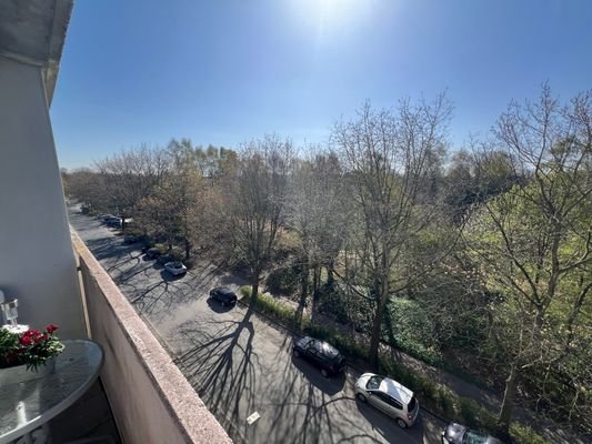 Blick vom Balkon