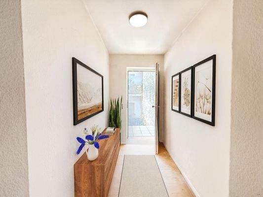 Flurbild digital bearbeitet