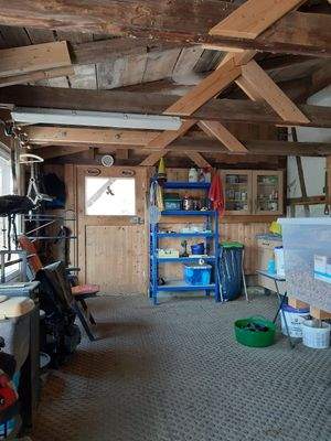 Futterkammer mit Zugang Stall