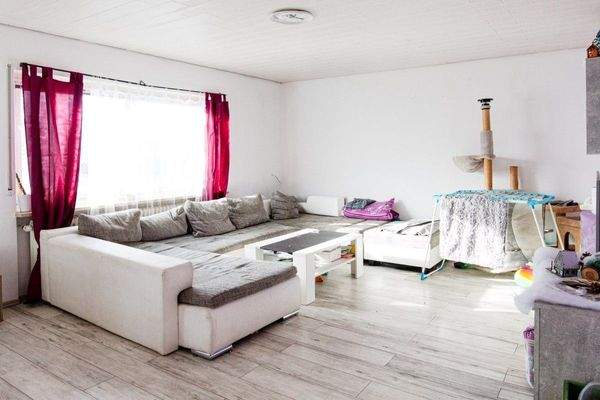 Das helle Wohnzimmer