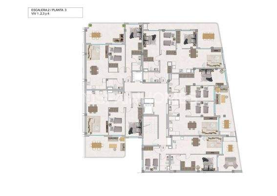 2 and 3-Bedroom Real Estate in a Complex in Santa Pola Alicante