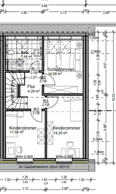 Grundriss Dachgeschoss