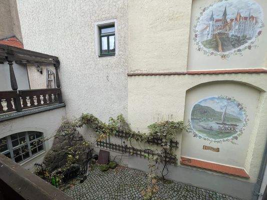 Blick zum Weingarten