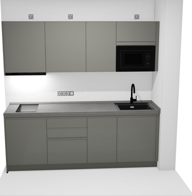 moderne Einbauküche WE 2