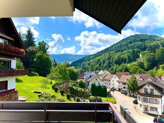 Ausblick Balkon