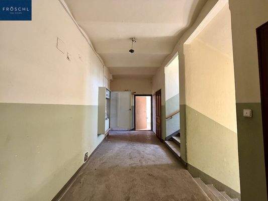 Ansicht Stiegenhaus Objekt Werksgasse 8