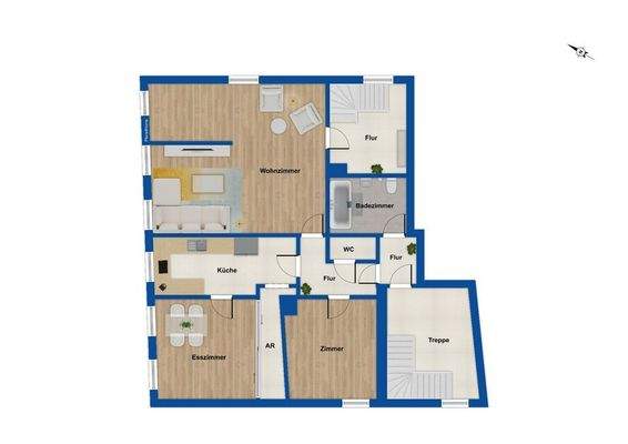 Grundriss 1. Obergeschoss