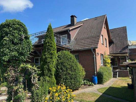 Ansicht Bau 1995 Gartenseite