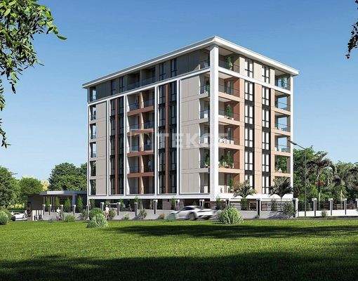 3-Bedroom Apartments in a Project with a Pool in Bursa