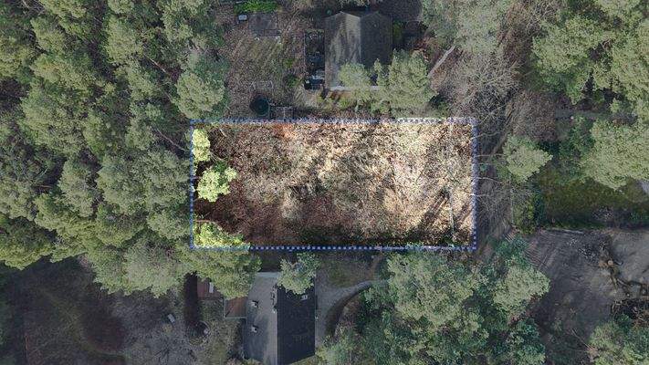 Maße des Grundstücks 