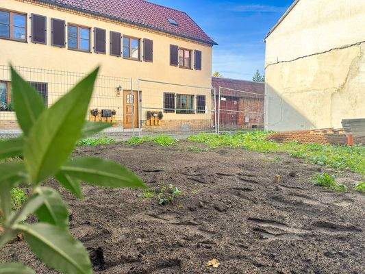 Baugrundstück im Wohnviertel