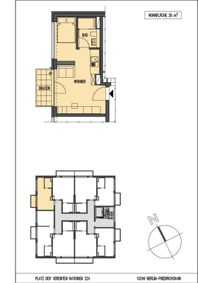 Grundriss-Skizze WE39
