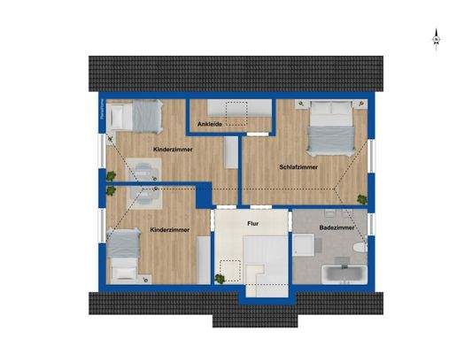 Grundriss Dachgeschoss