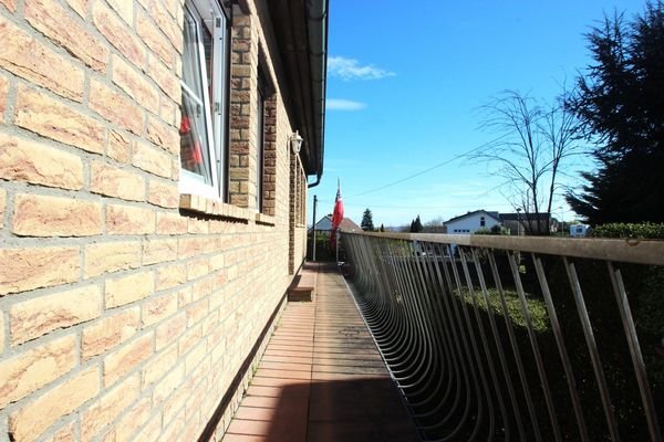 … Zugang auf den Balkon