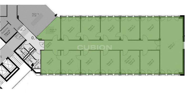4. Obergeschoss, Nordflügel