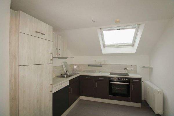 Küche im Dachgeschoss