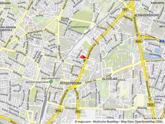 Geolyzer Kartenausschnitt