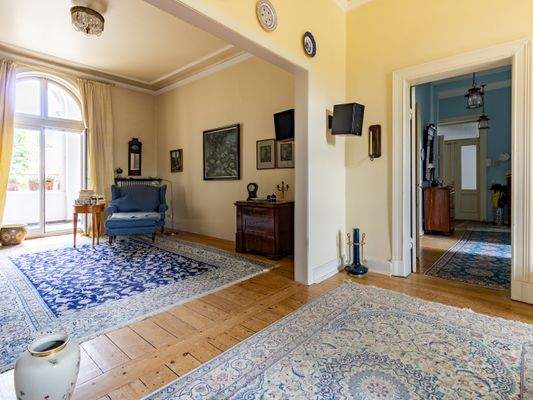 Wohnzimmer Blick zum Esszimmer 