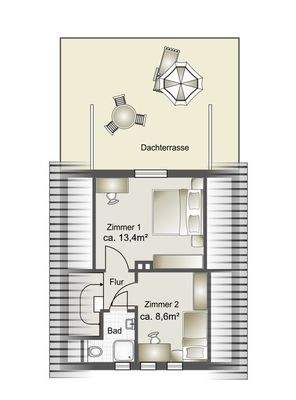 Grundriss Dachgeschoss