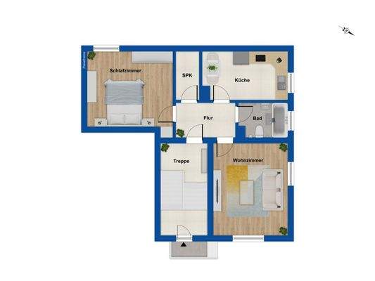 Grundriss 2.Obergeschoss