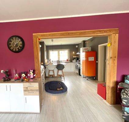 Wohn-/Ess-/Küchenbereich