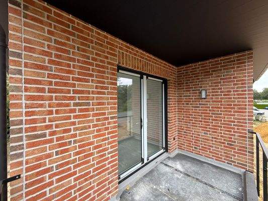 Balkon mit Überdachung