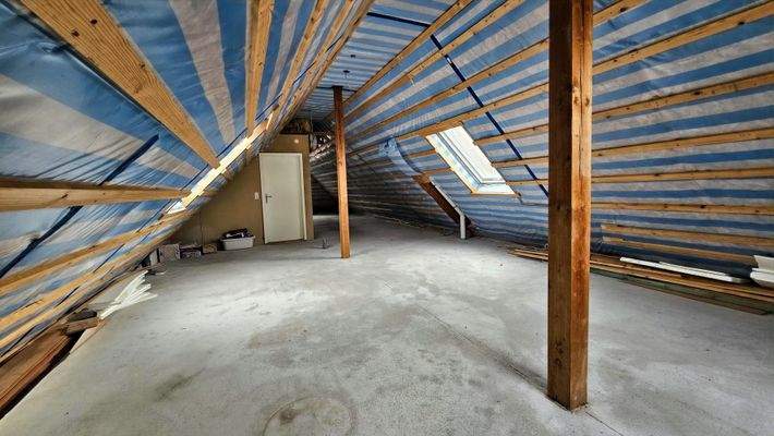 Ausbaureserve im Dachgeschoss