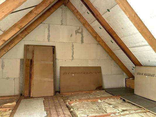 Stauraum im Dachgeschoss