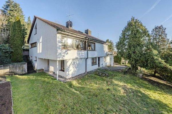 Hausansicht vom Garten