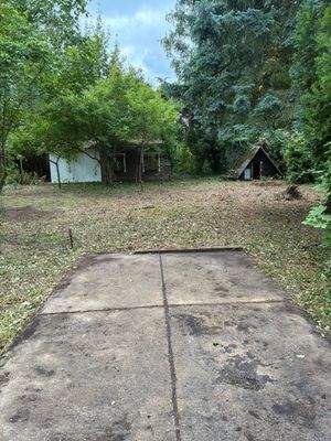 Blick aufs Grundstück