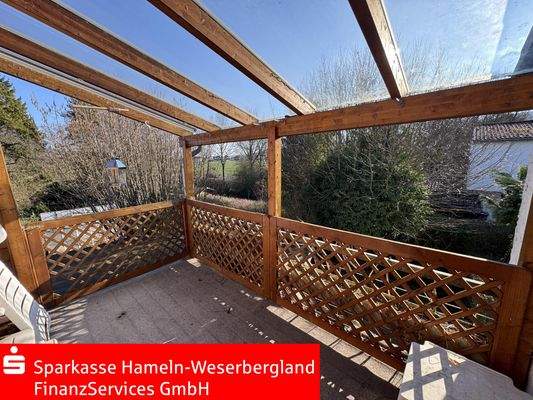 Überdachter Balkon 1.OG