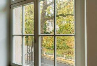 Blick aus dem Fenster