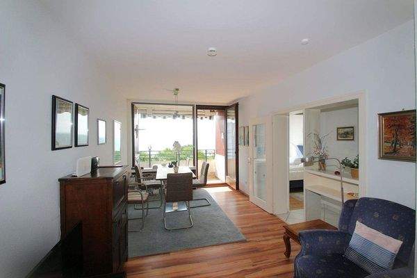 Ostseeblick vom Wohnzimmer