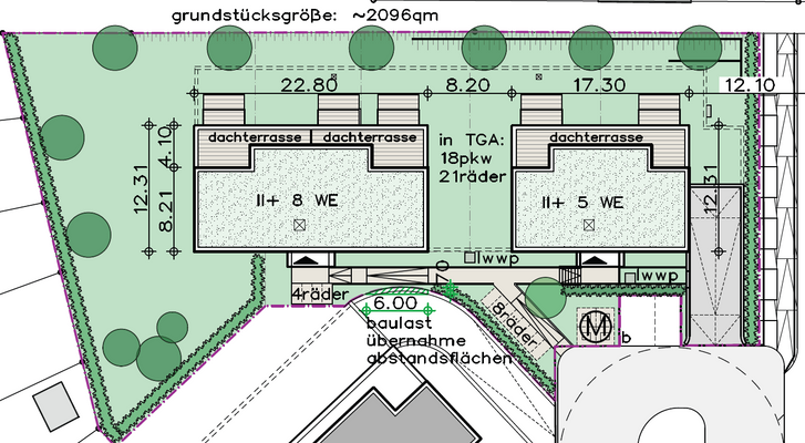 Lageplan Haus 9 + 10