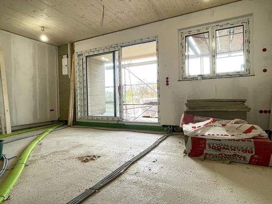 Wohnen und Essen mit offener Küche