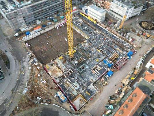 Aktuelle Drohnenaufnahme