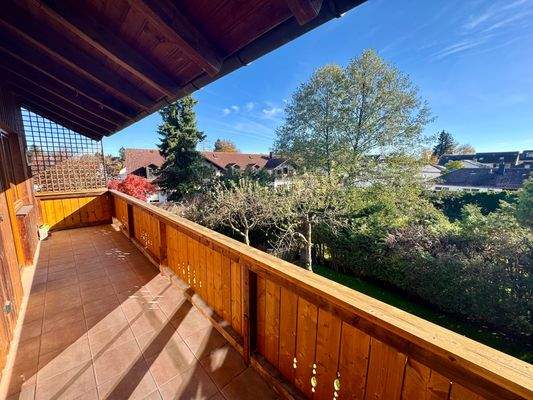 Blick vom Südbalkon