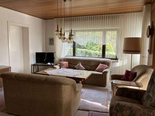 EG: Wohnzimmer - Blick Richtung Garten