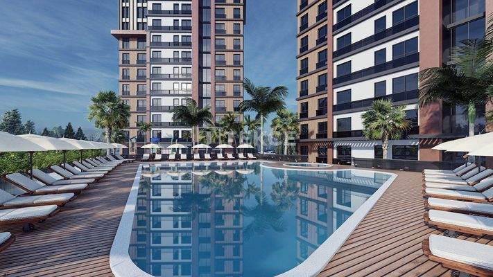 Brand New Apartments with Pool in Mersin