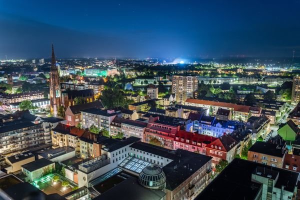 Atemberaubender Ausblick auf die Stadt