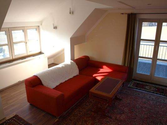 Teilansicht Wohnzimmer im DG