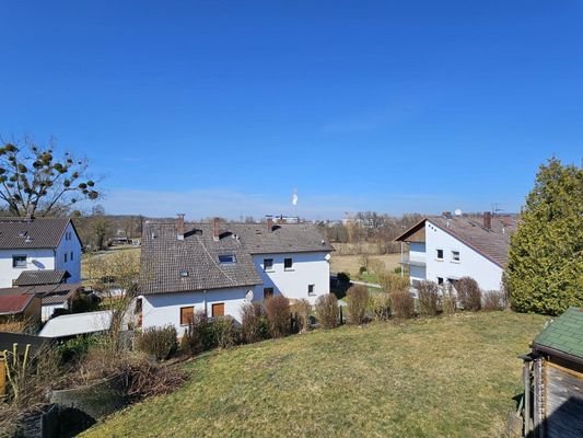 Blick vom Balkon
