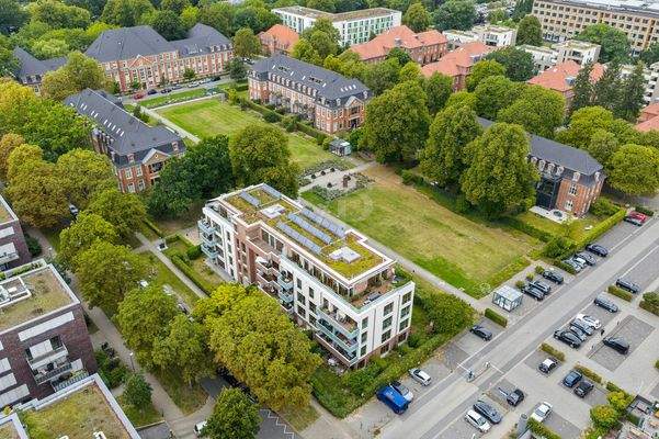 Vogelperspektive vom Parkgrundstück