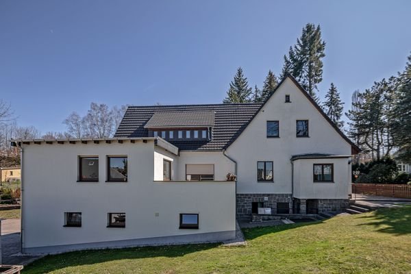 Blick auf die beiden Wohneinheiten